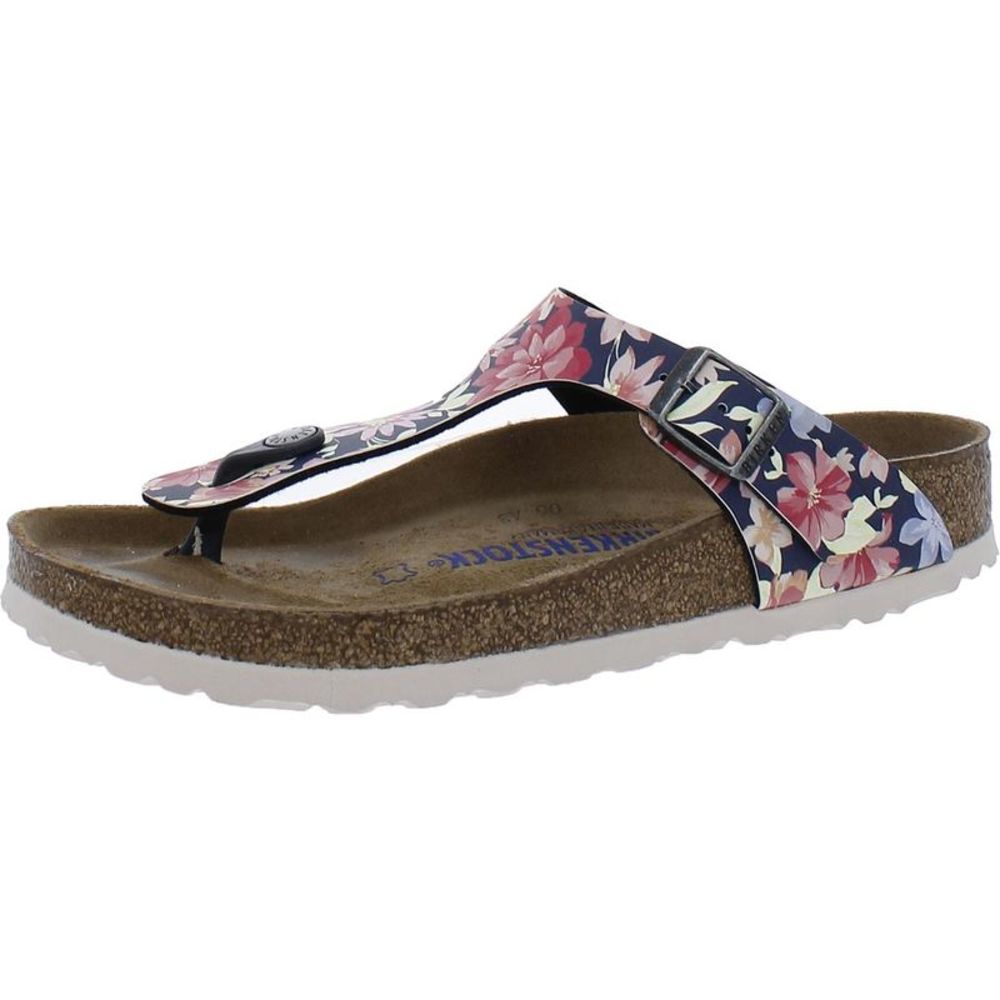 Birkenstock Womens Gizeh Navy Floral NWT